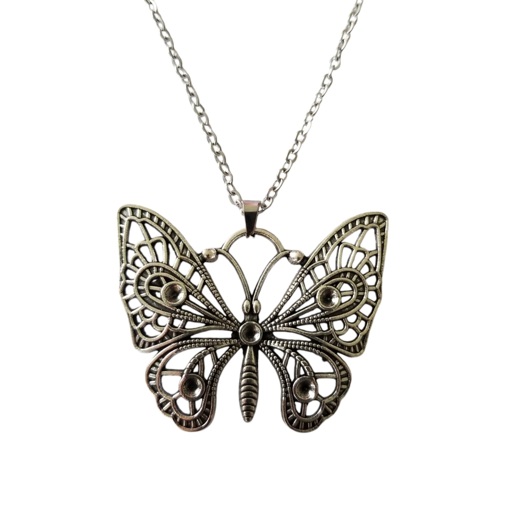Handcrafted Butterfly Pendant Necklace